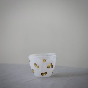 山崎雄一作 透明硝子 手吹きカップ