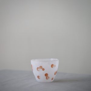山崎雄一作 透明硝子 手吹きカップ