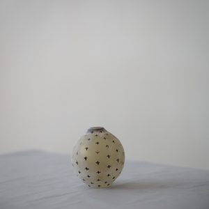 山崎雄一作 透明硝子 手吹きカップ